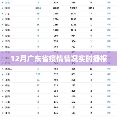 廣東疫情實(shí)時播報，最新數(shù)據(jù)解讀
