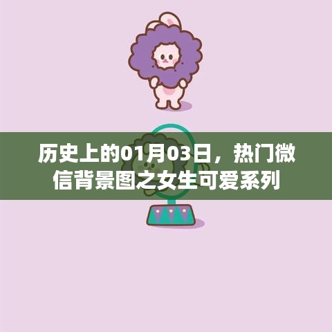 微信女生可愛背景圖系列，歷史上的1月3日熱門推薦