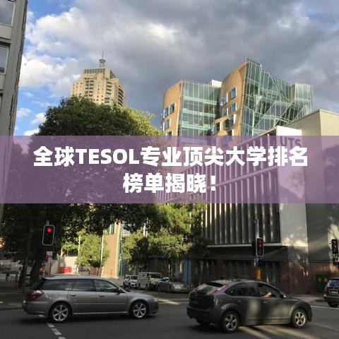 全球TESOL專業(yè)頂尖大學排名榜單揭曉！